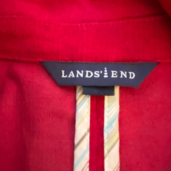 Lands End Womens Fuchsia Corduroy Blazer. / Size 14 - Picture 8 of 11